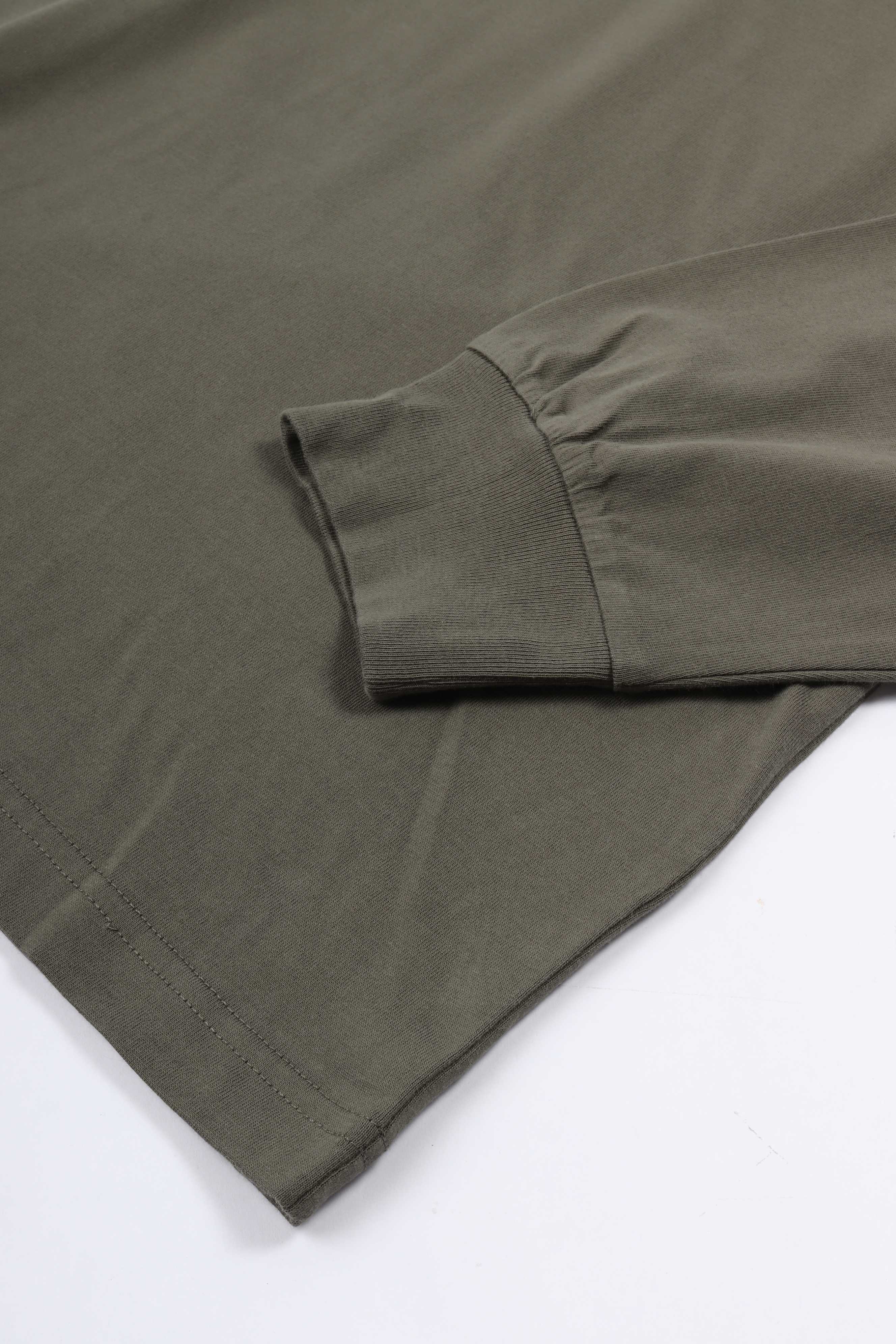 L/s emerge t-shirt leaf stone wash