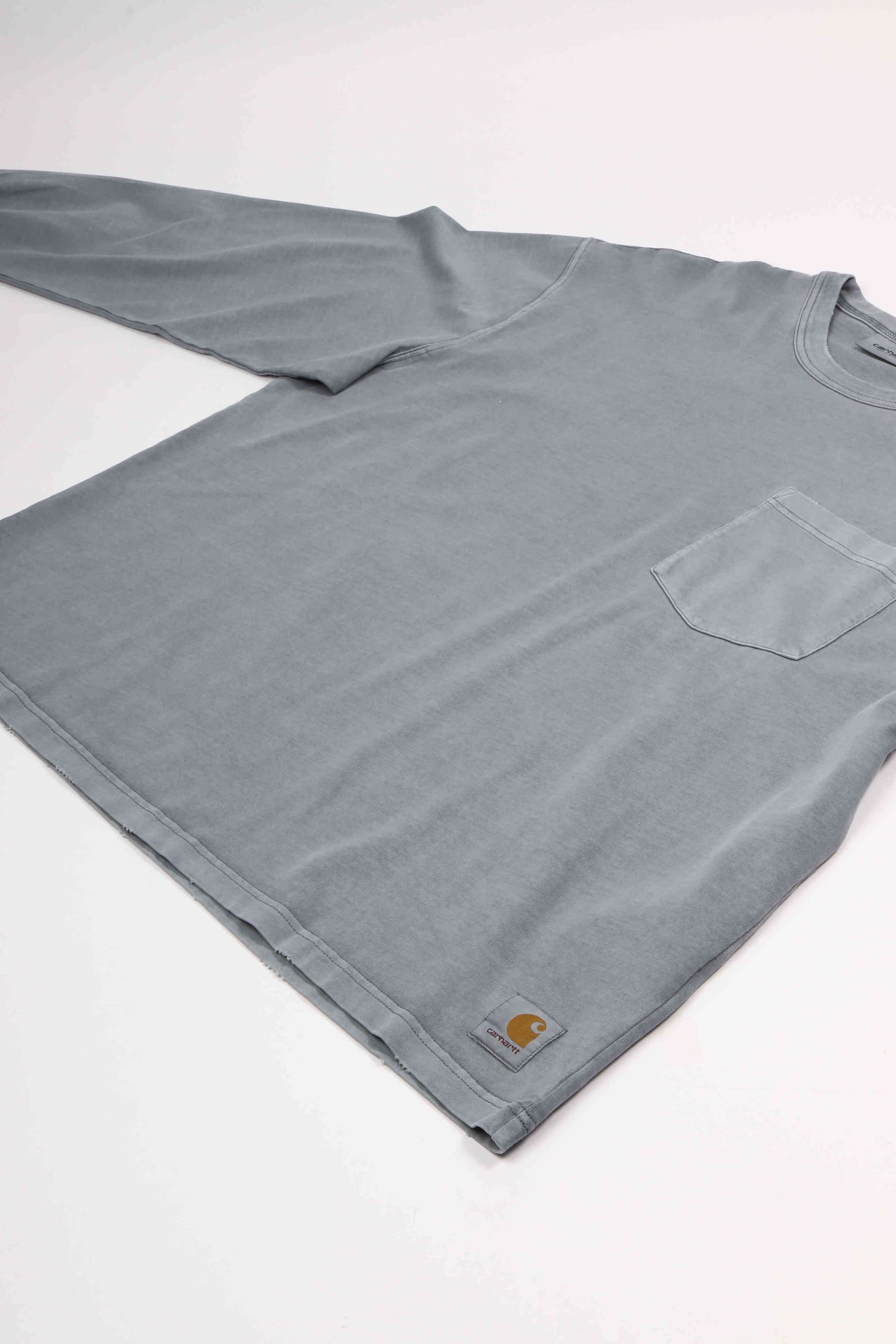 L/s torion p. tee office blue grin