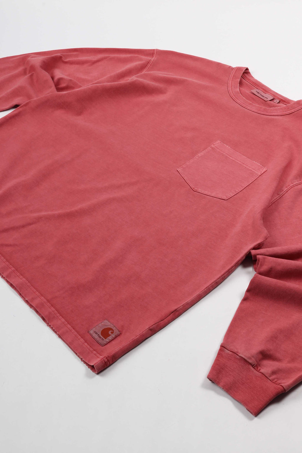 L/s torion pocket t-shirt marsala grind ws
