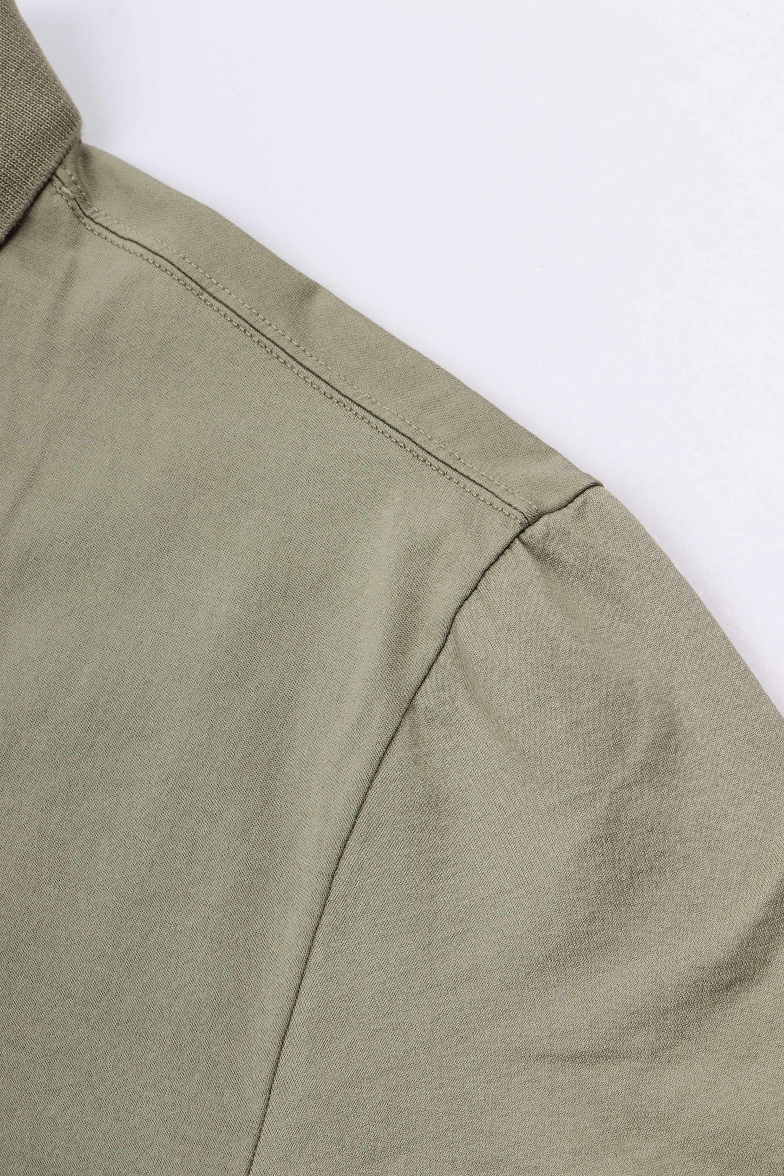 Gasato s/s polo moss gray 610