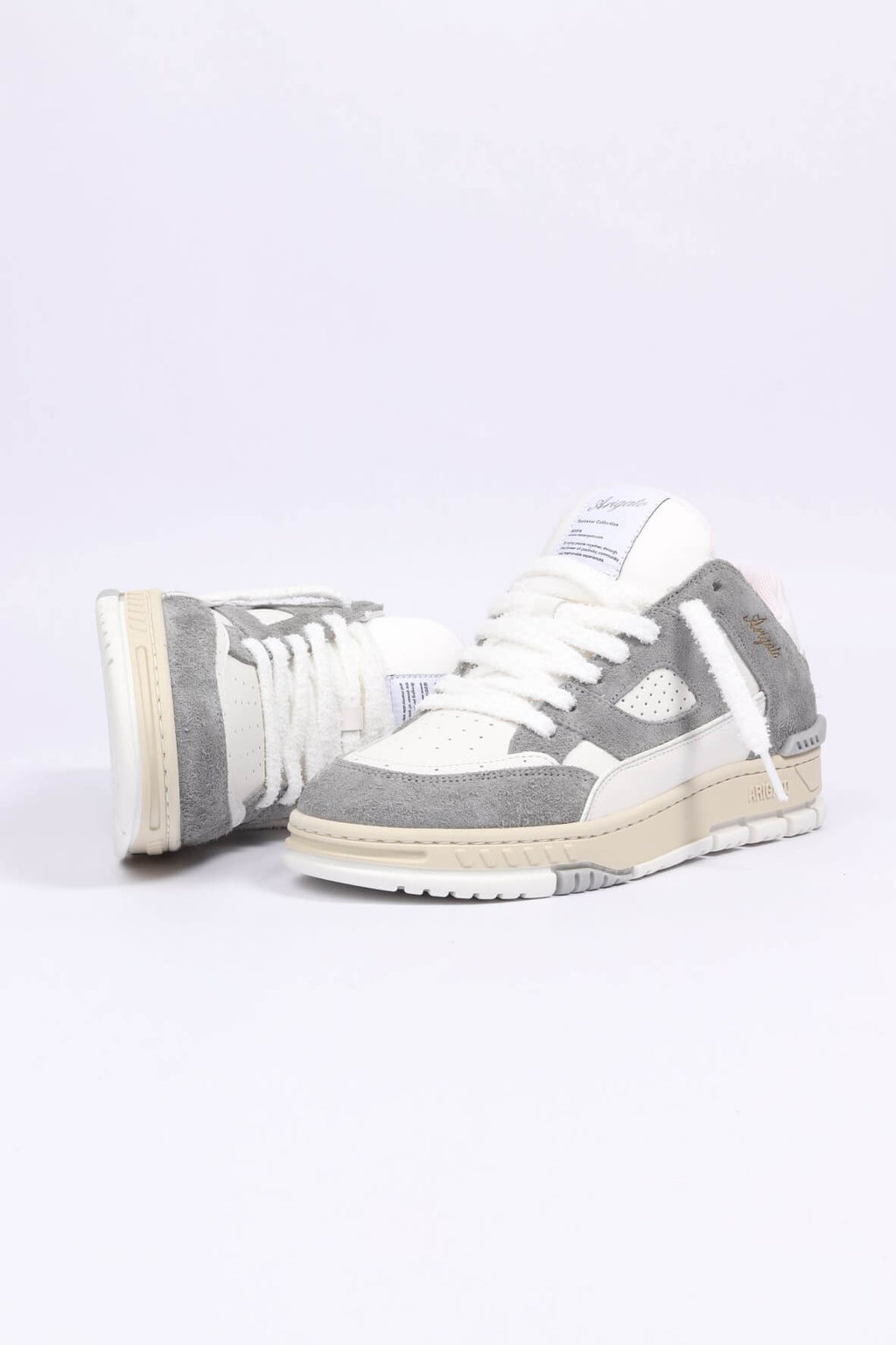 Area lo sneaker fluffy - grey wh