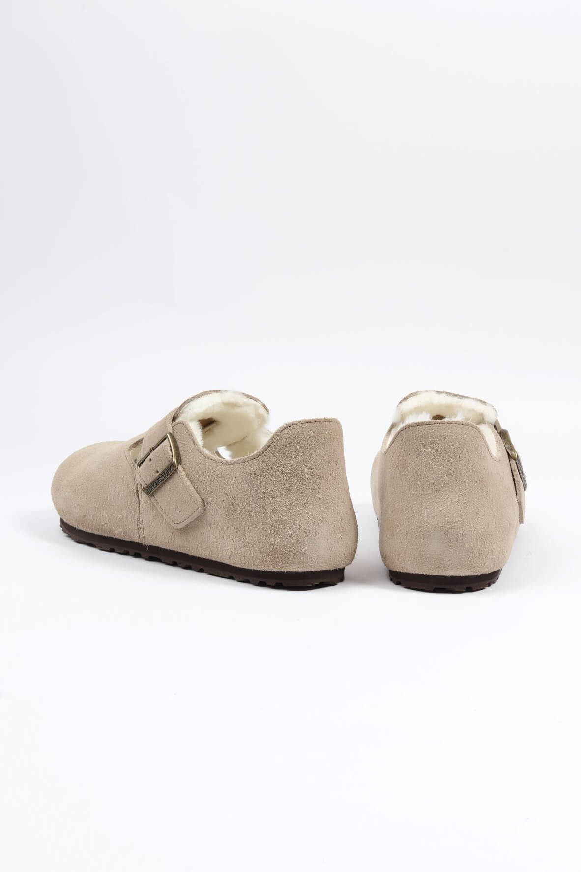 London shearling suede leather -