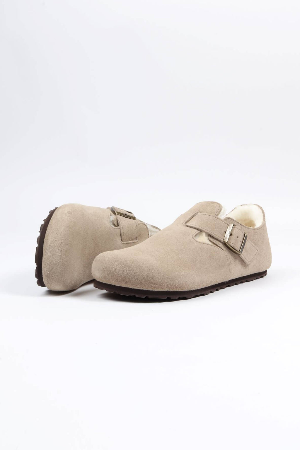 London shearling suede leather -