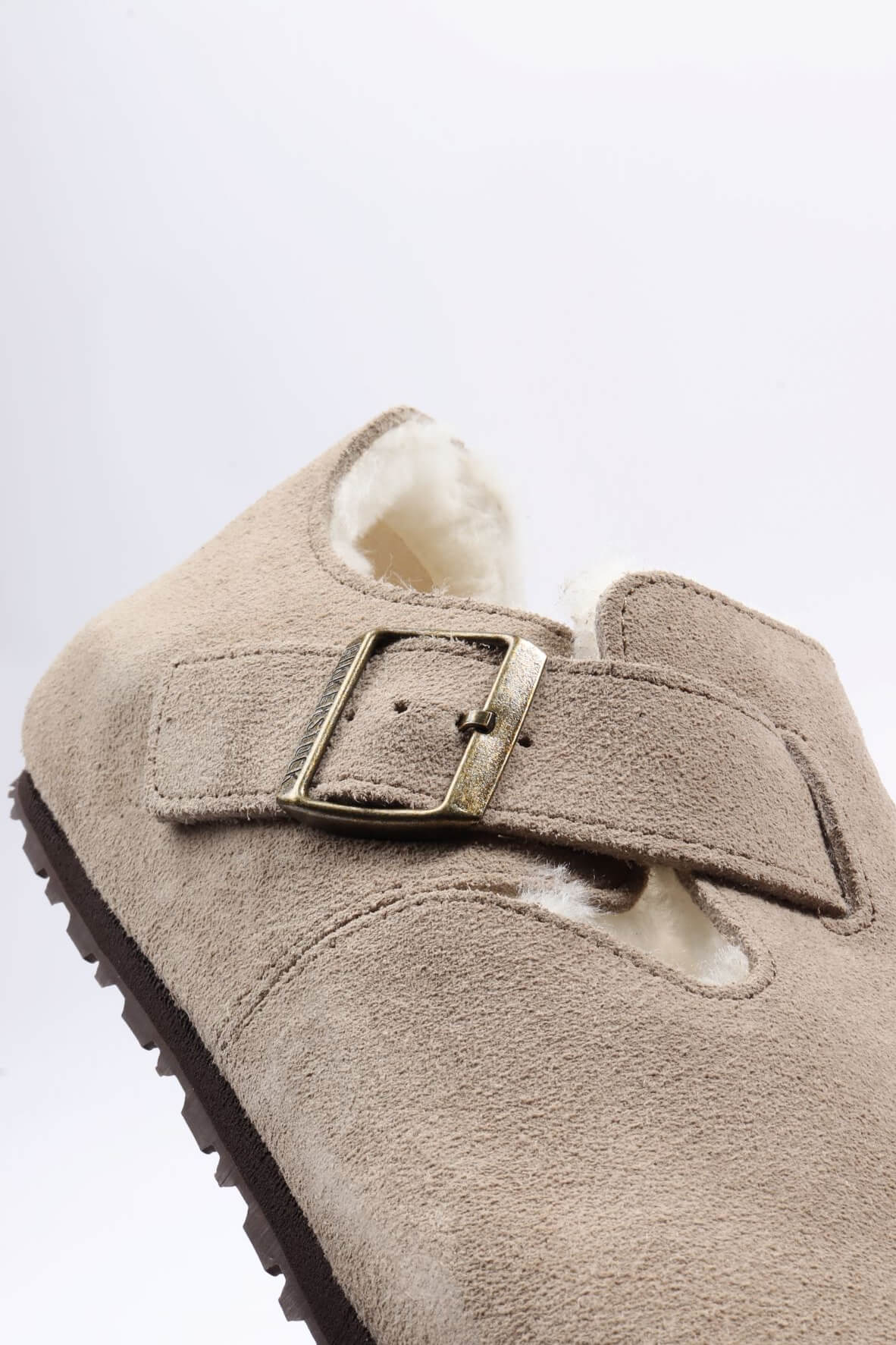 London shearling suede leather -