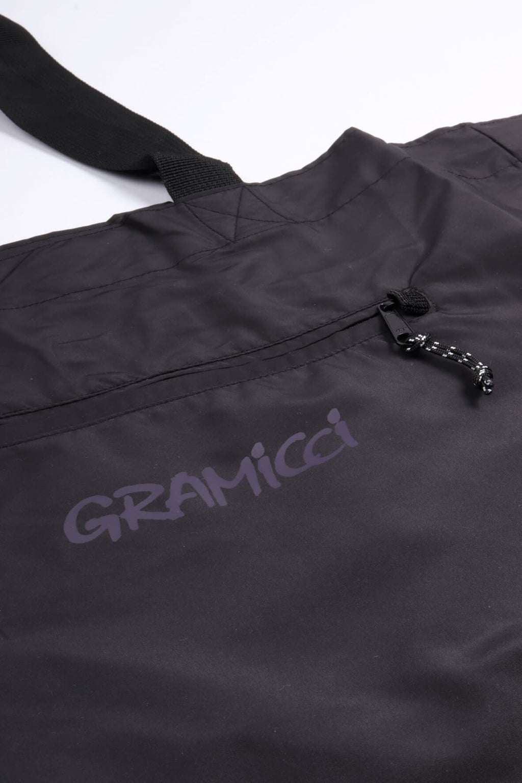 Shell tote black / purple