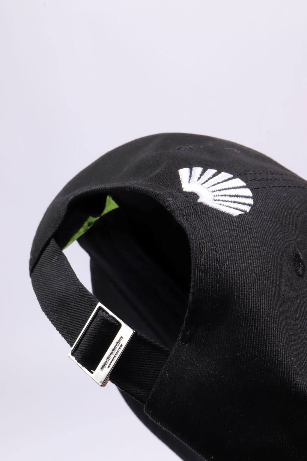 Name cap black denim