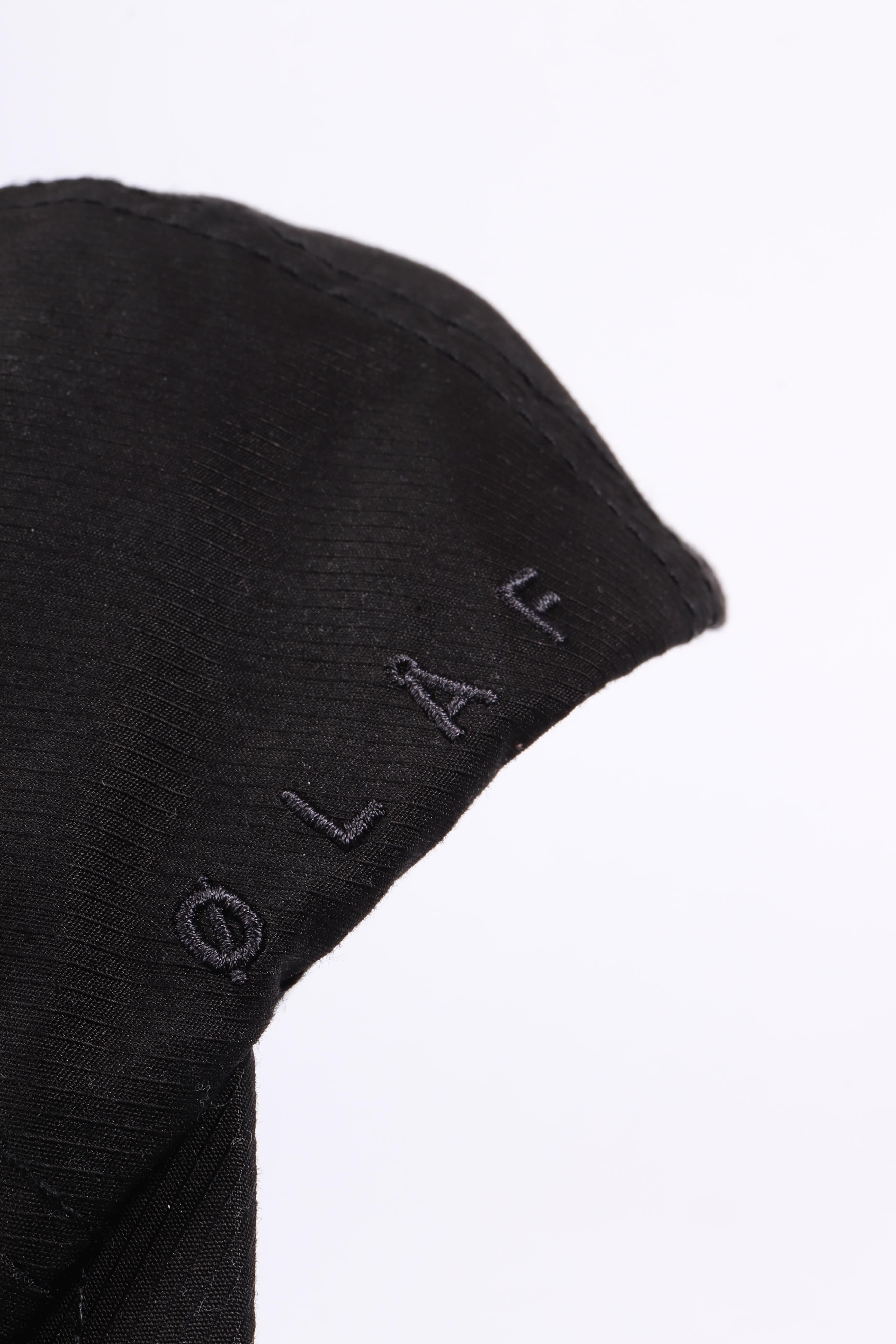 Technical twill cap charcoal