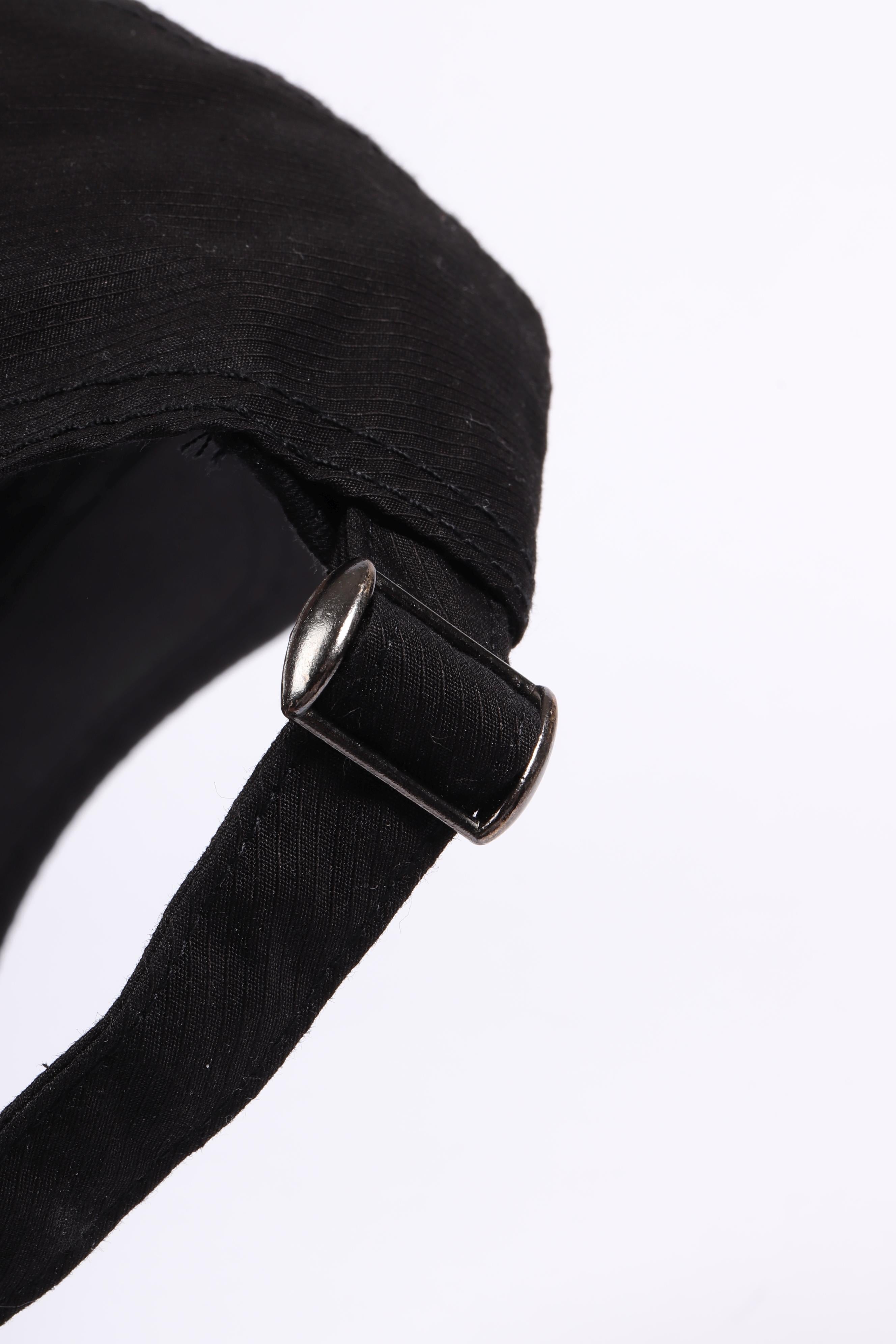 Technical twill cap charcoal