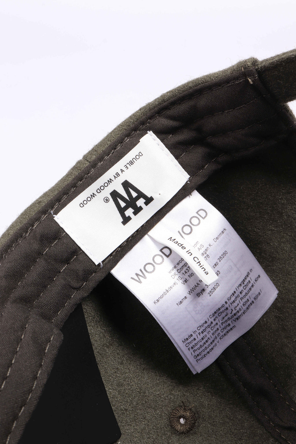 Aa felt patch cap deep lichen gree