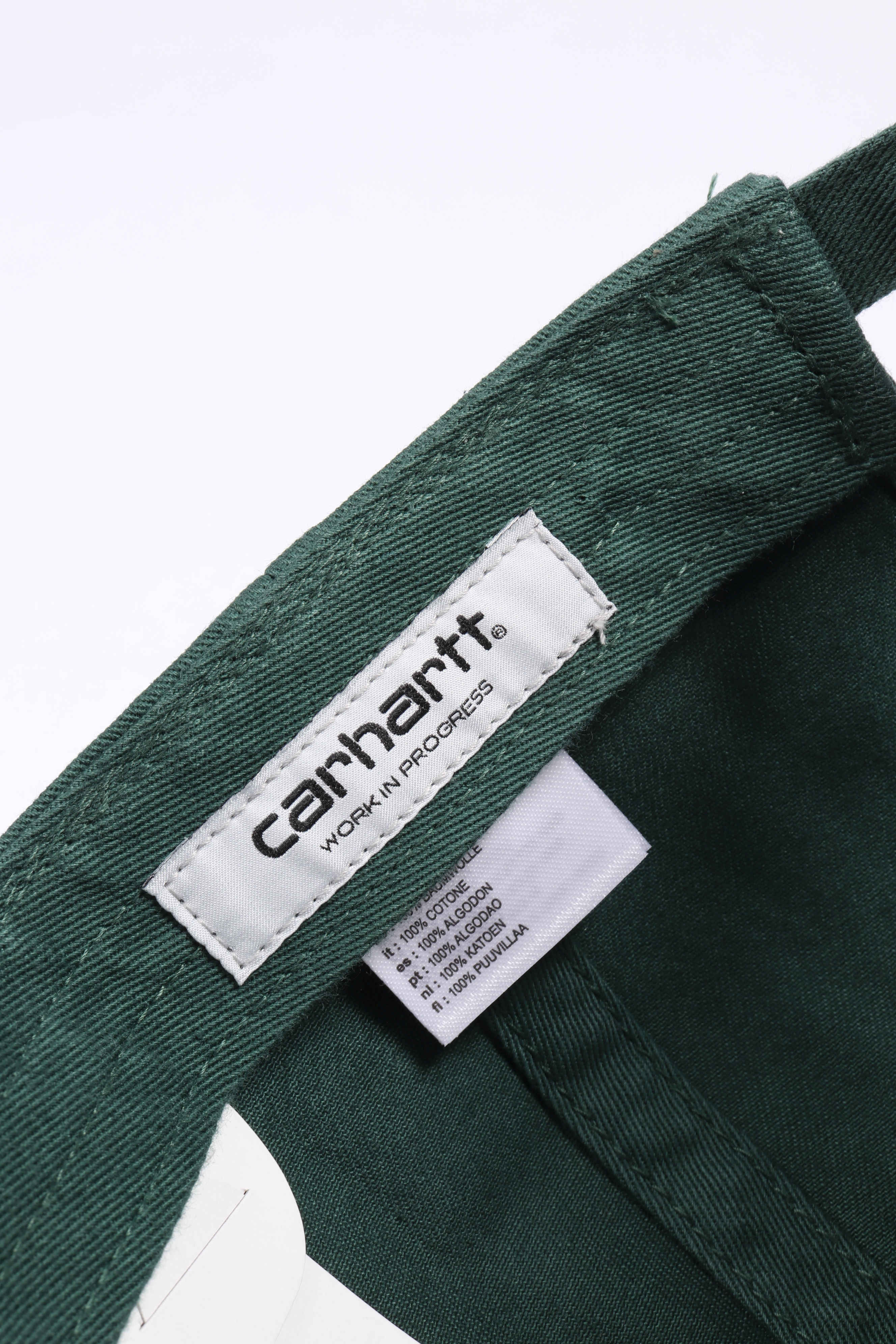 Madison logo cap dark fir - wax