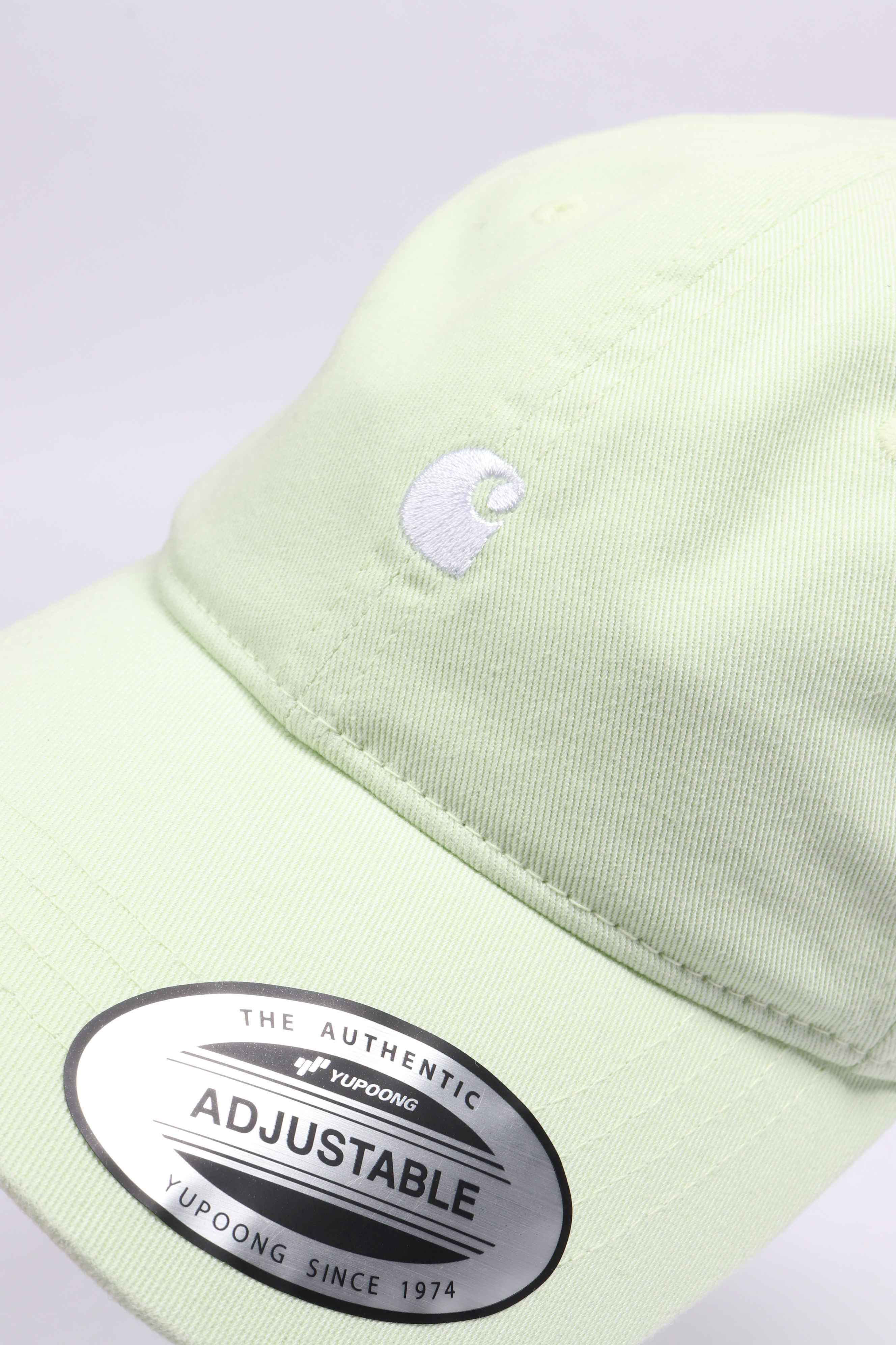 Madison logo cap air green / whi