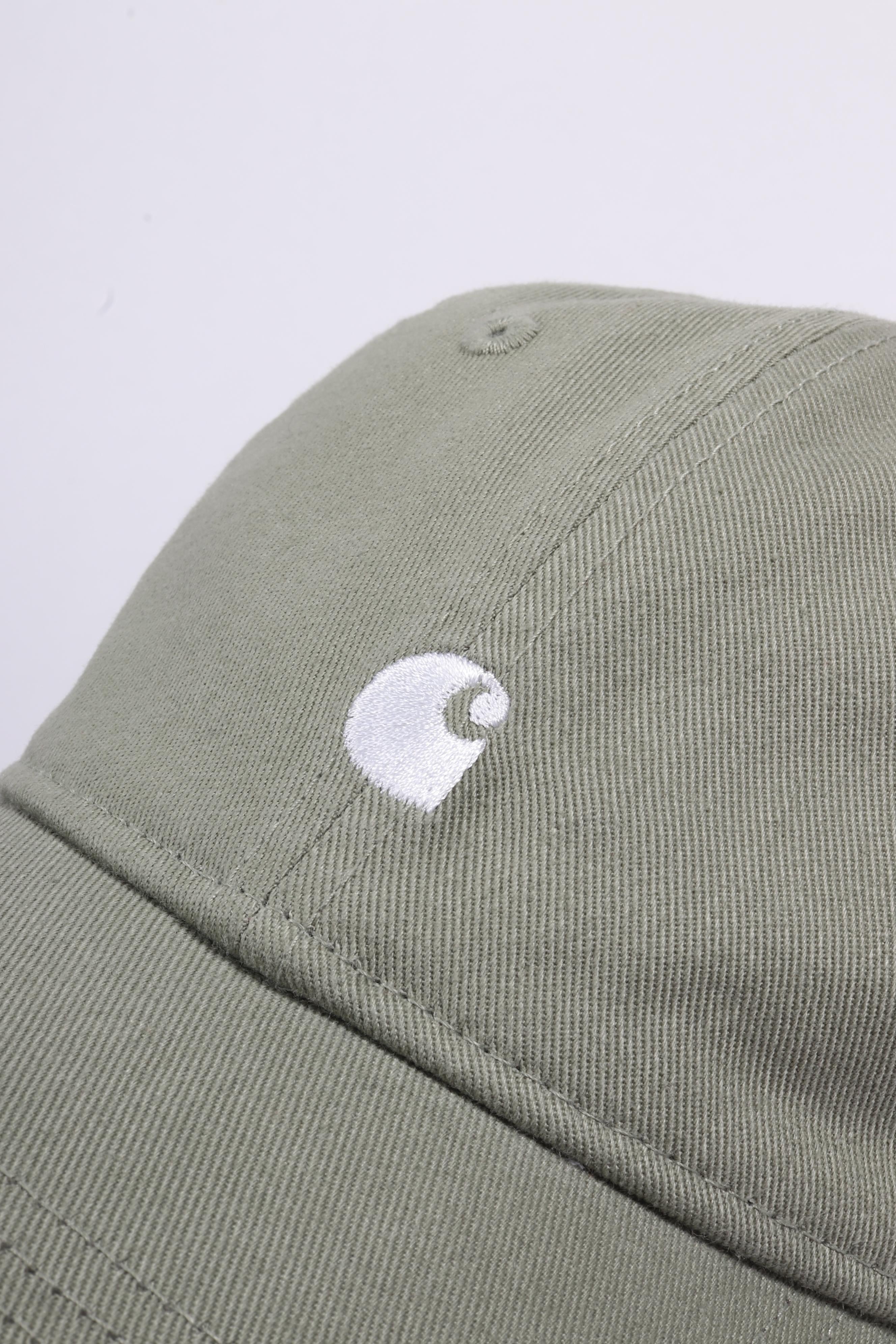 Madison logo cap shady green / wh