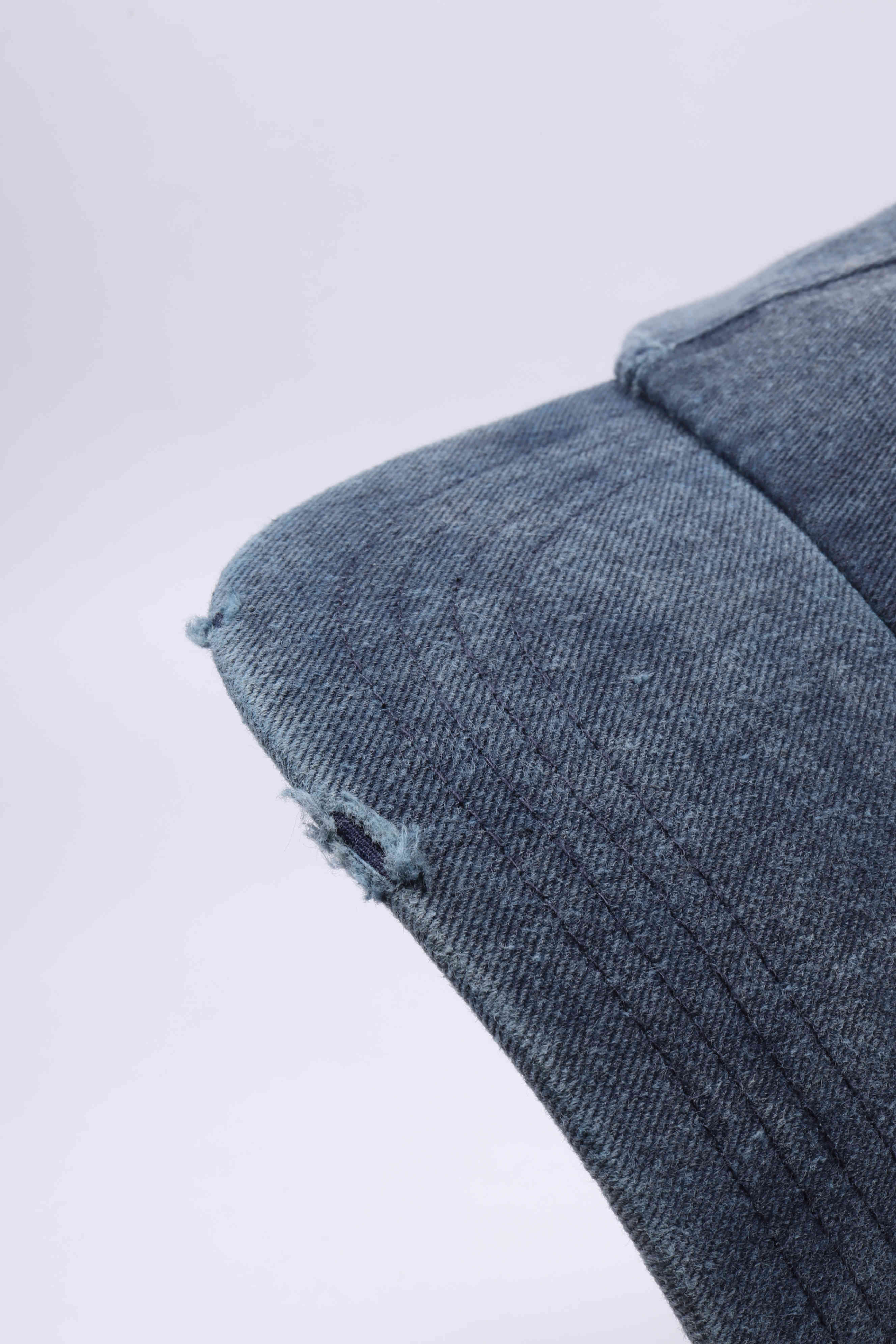 Floral washed cap navy