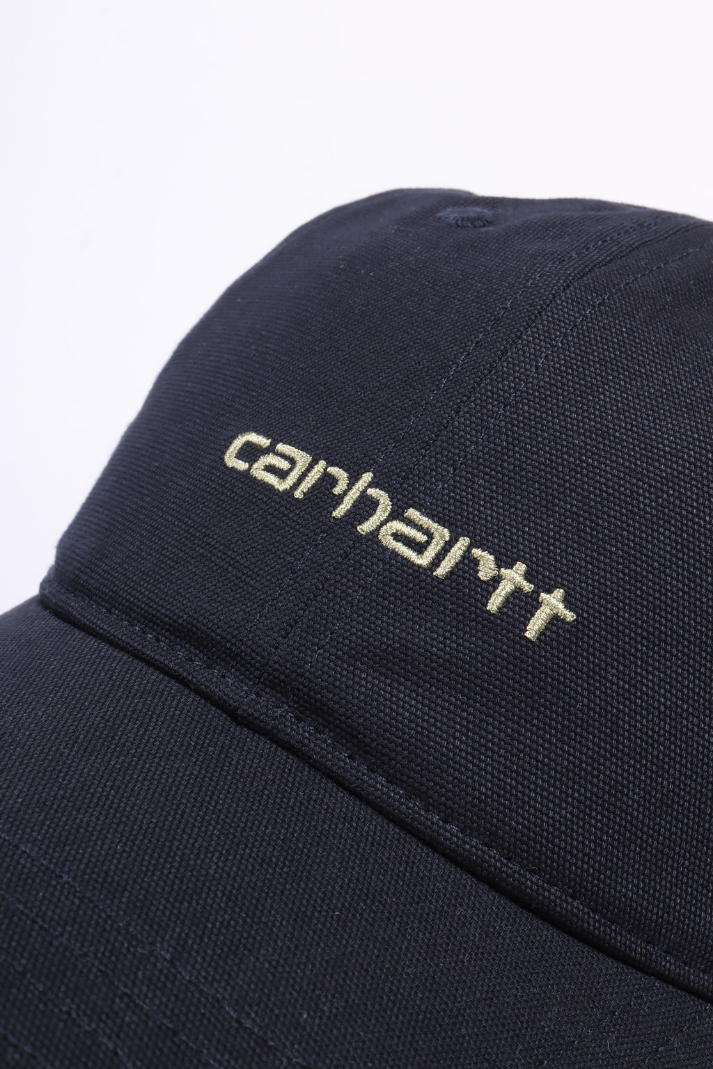 Canvas script cap deep night