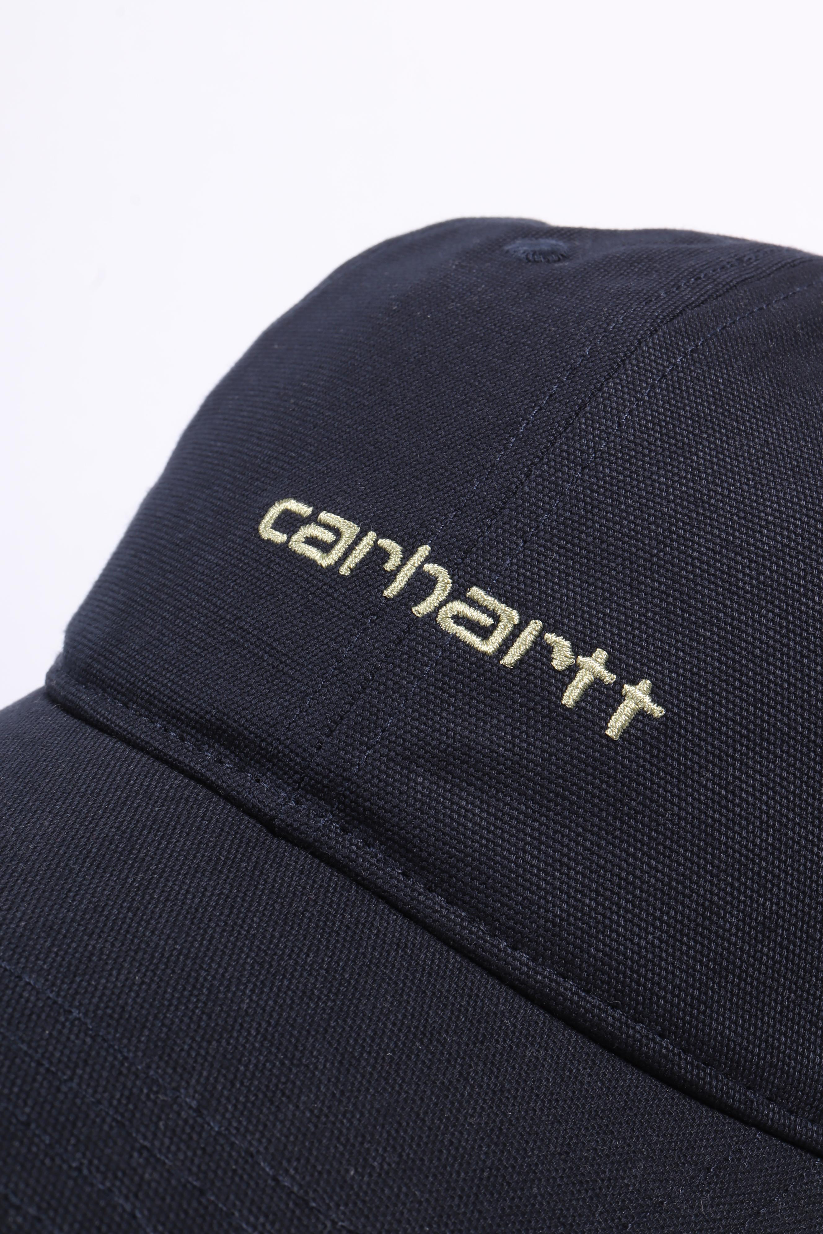 Canvas script cap deep night