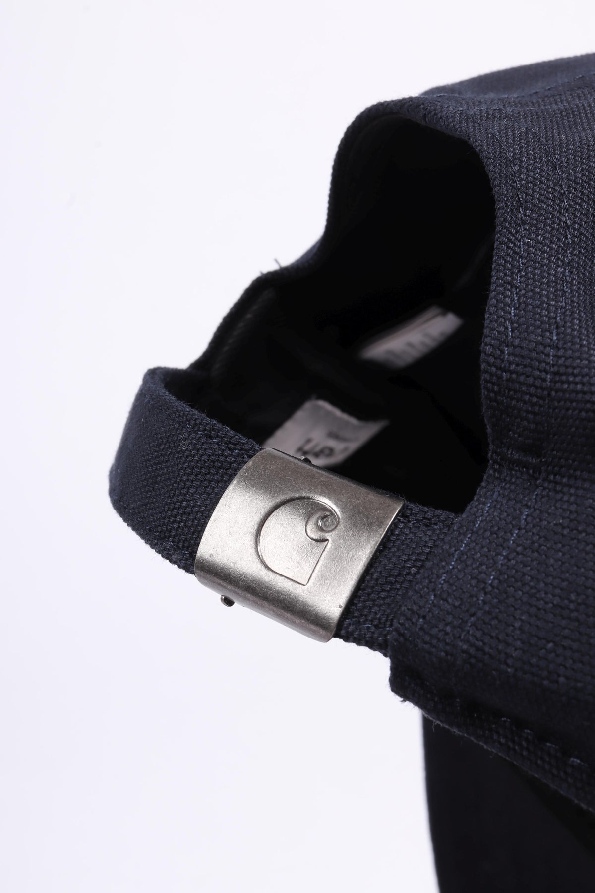 Canvas script cap deep night