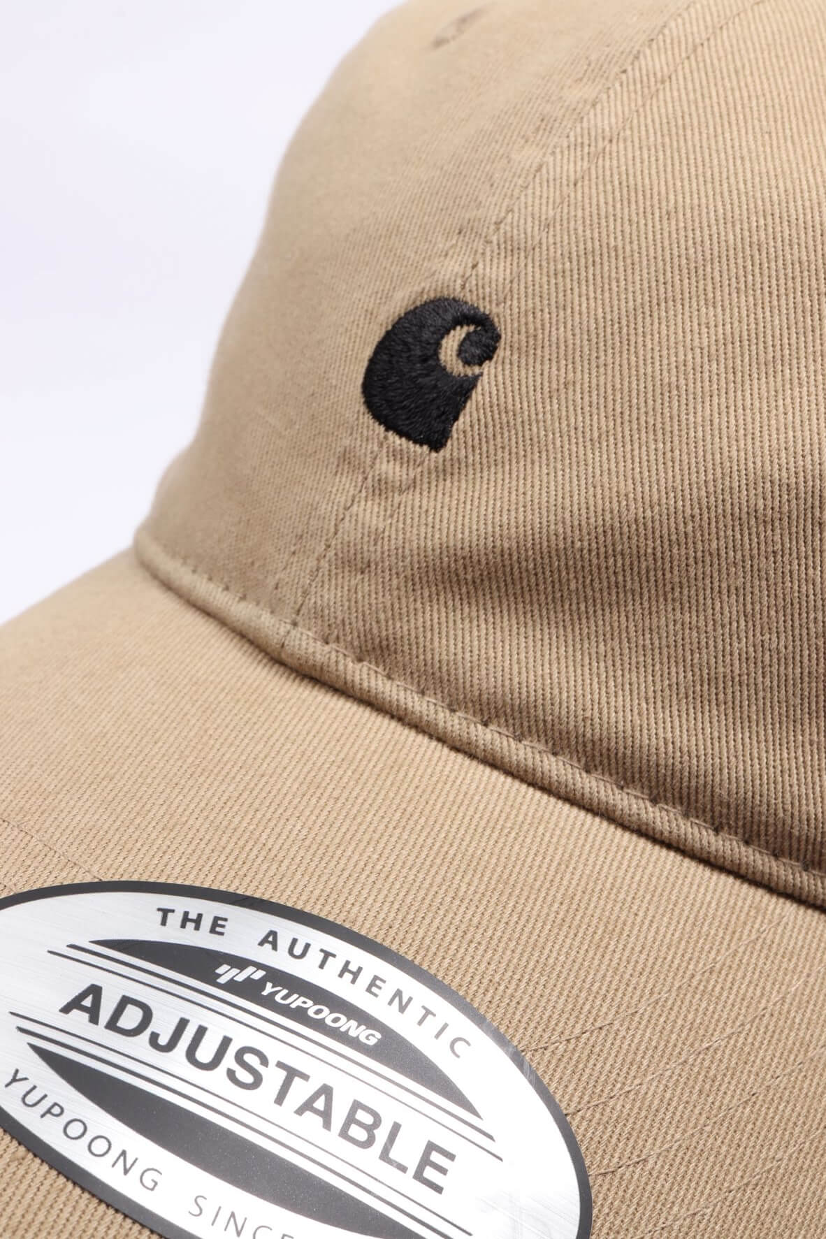 Madison logo cap leather / black