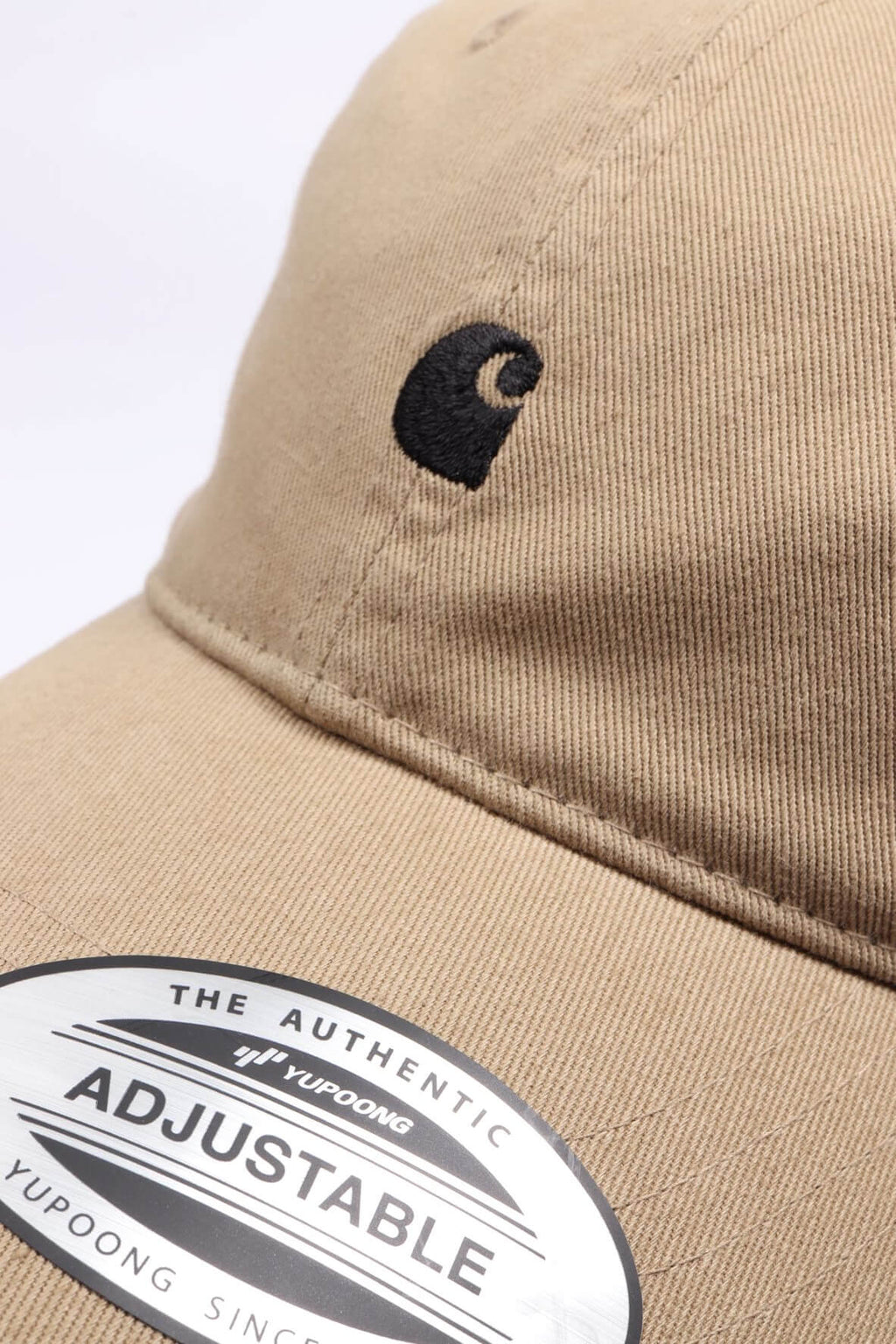 Madison logo cap leather / black