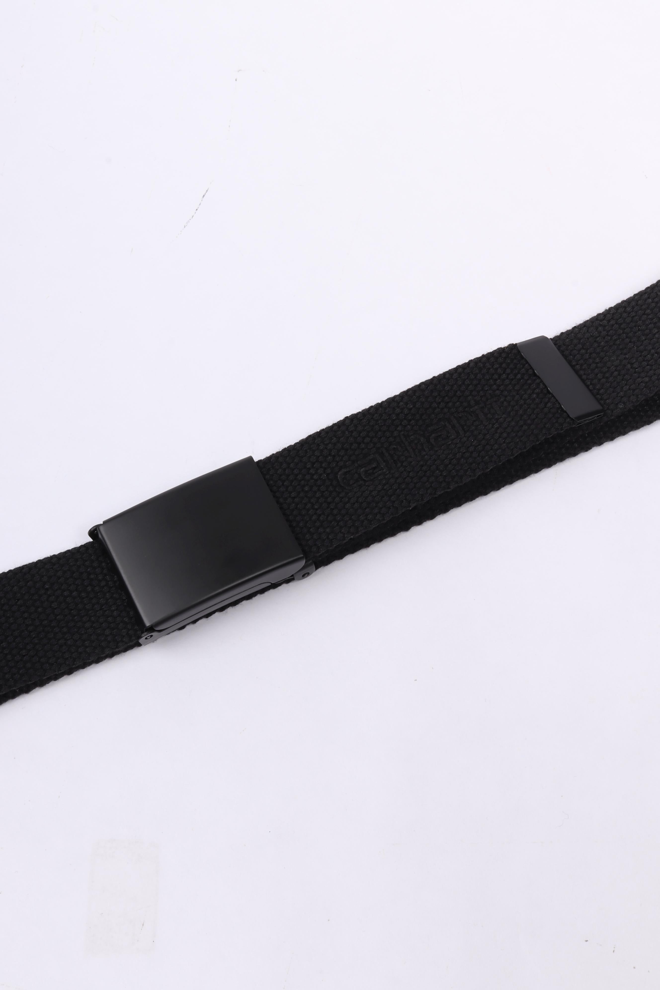 Script belt tonal black